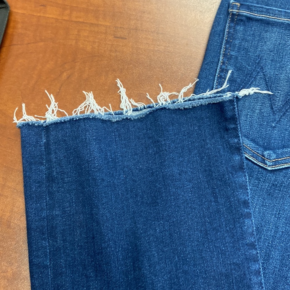MOTHER Dark Blue Denim Jeans - Picture 10 of 14